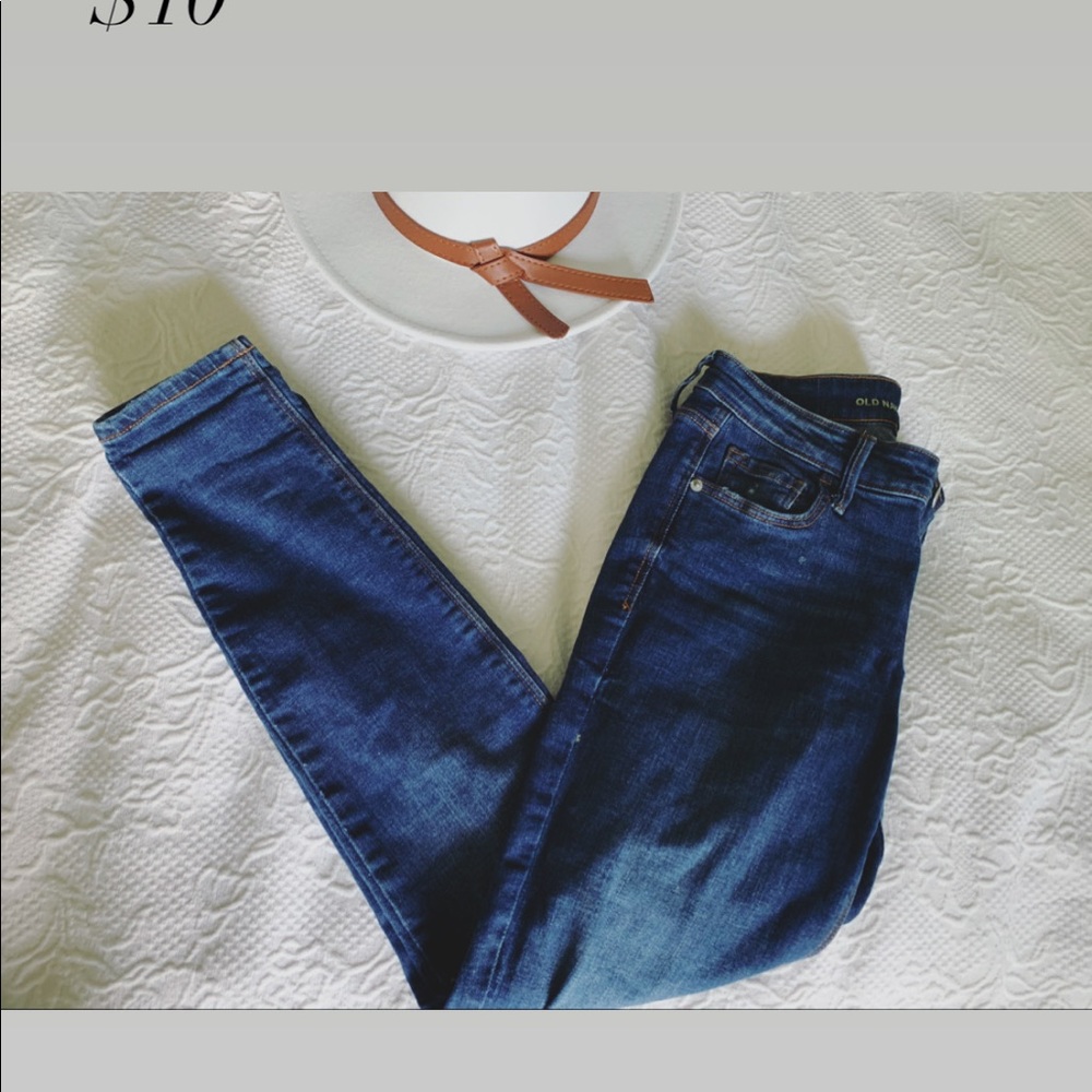 Distressed jeans